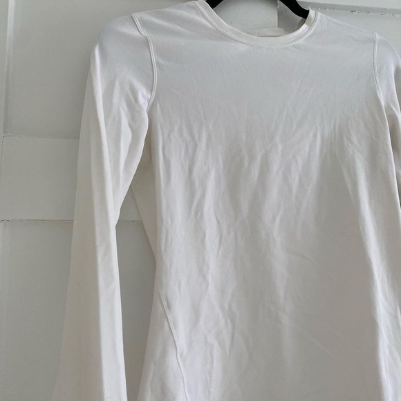 Lululemon white long sleeve - Picture 2 of 2